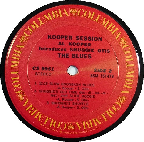 Al Kooper Introduces Shuggie Otis - Kooper Session | Columbia (CS 9951) - 4 Al Kooper Introduces Shuggie Otis - Kooper Session | Columbia (CS 9951) - 4