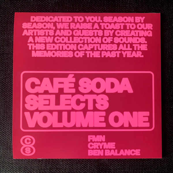 Various - Café Soda Selects Volume One | Café Soda Records (CS0001) - 2
