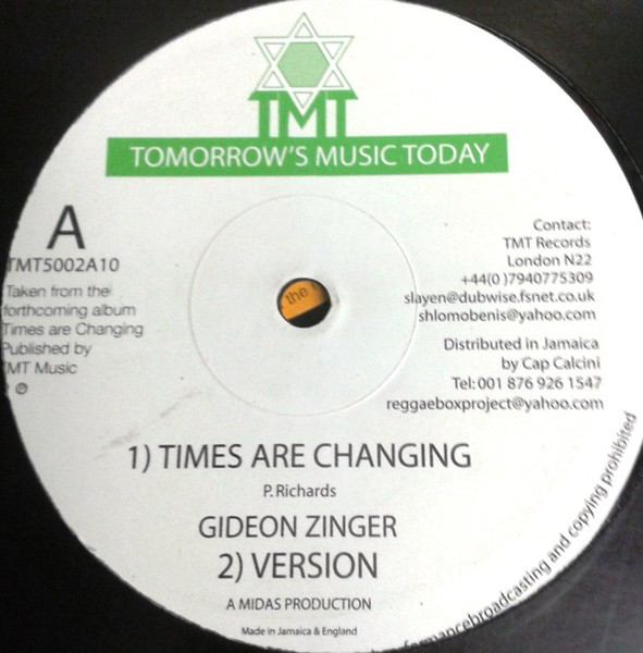 Gideon Zinger - Times Are Changing | Tomorrow's Music Today (TMT5002A10)