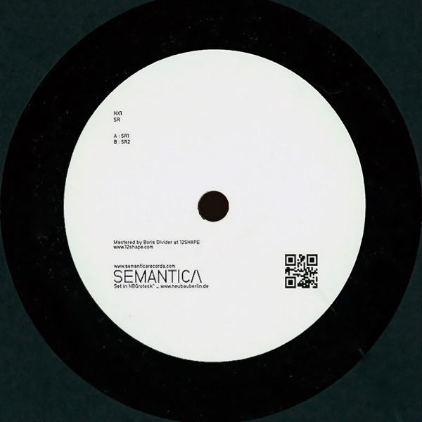 NX1 - SR EP | Semantica Records (SEMANTICA 42)