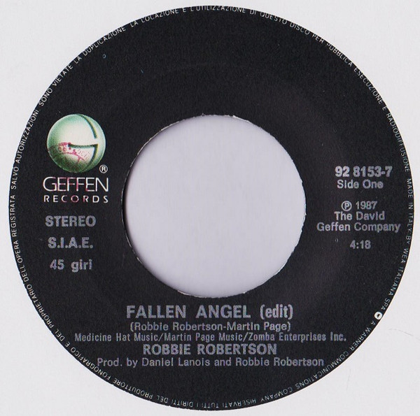 Robbie Robertson - Fallen Angel | Geffen Records (928 153-7) - 3