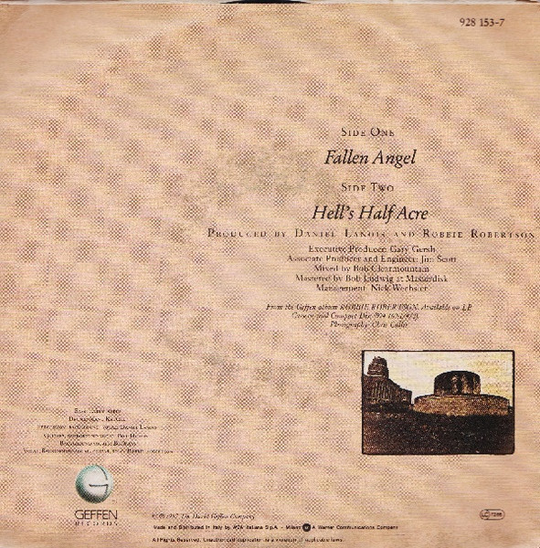 Robbie Robertson - Fallen Angel | Geffen Records (928 153-7) - 2