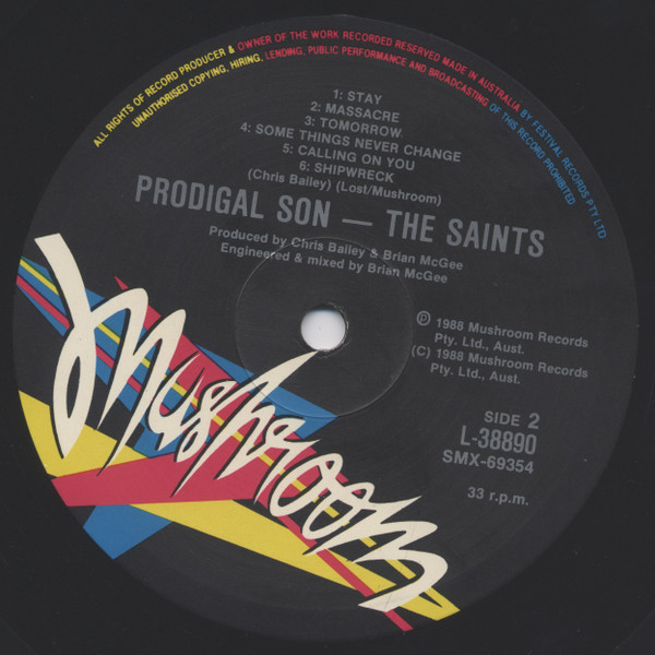 The Saints - Prodigal Son | Mushroom (L 38890) - 4