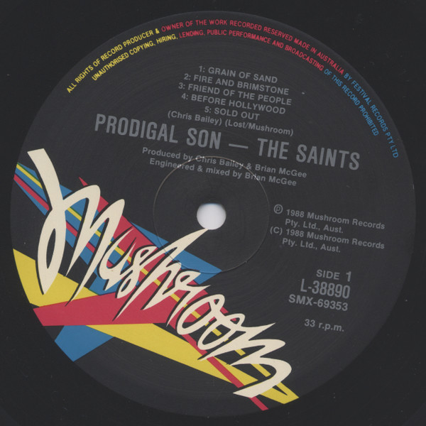 The Saints - Prodigal Son | Mushroom (L 38890) - 3