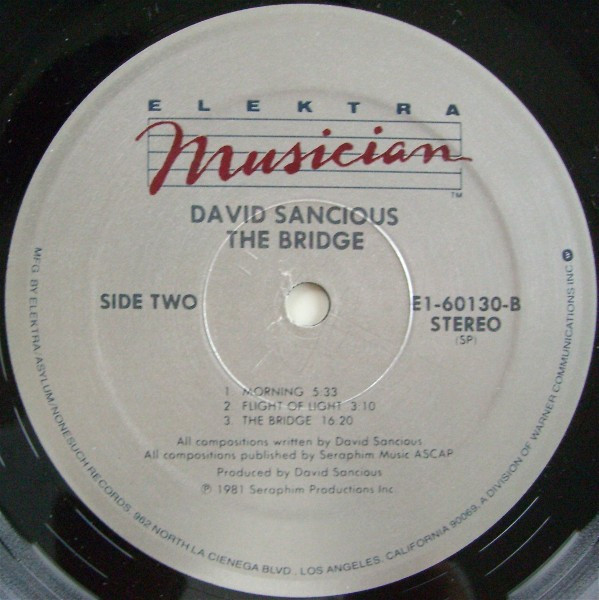 David Sancious - The Bridge | Elektra Musician (E1-60130) - 4