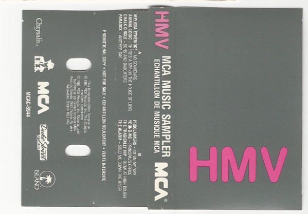 Various - HMV - MCA Music Sampler [Cassette] | MCA Records (MCAC-8944) - 2
