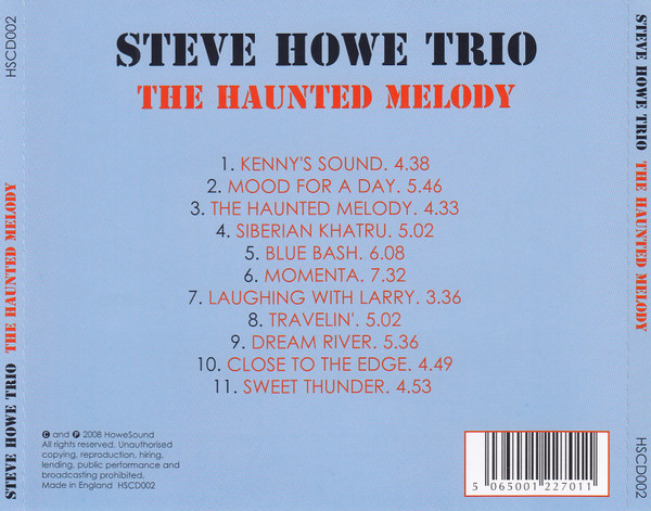 Steve Howe Trio - The Haunted Melody | HoweSound (HSCD002) - 2