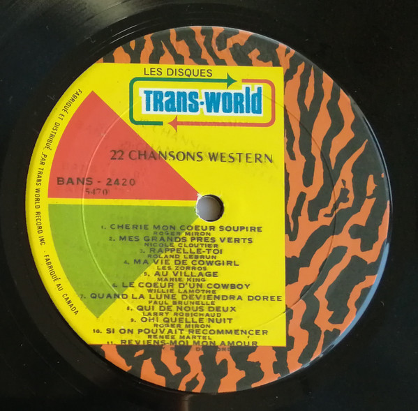 Various - 22 Chansons Western | Trans-World (BANS-2420) - 4