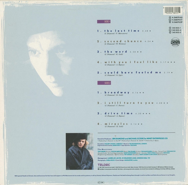 Jim Diamond - Jim Diamond | TELDEC (6.26870) - 4