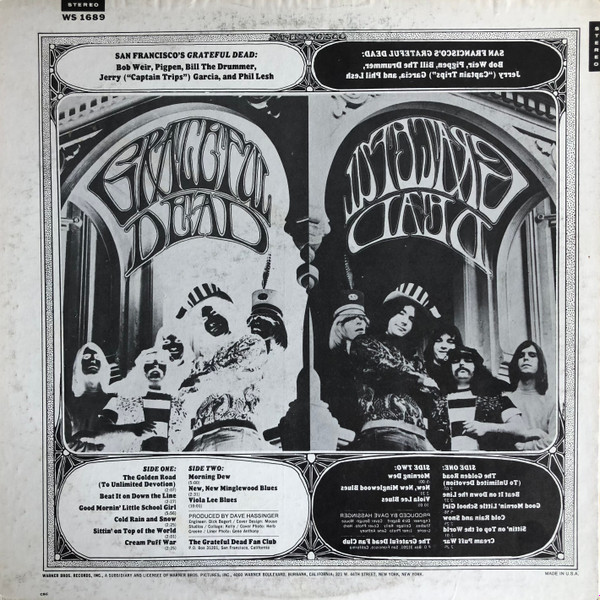 The Grateful Dead - The Grateful Dead | Warner Bros. Records (WS 1689) - 2