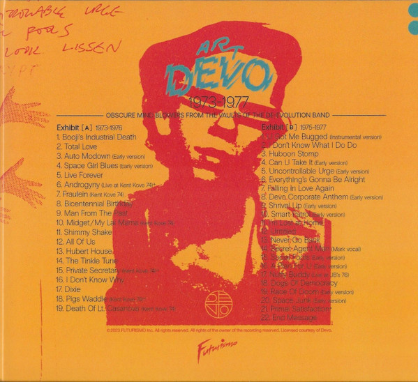Devo - Art Devo 1973-1977 | Futurismo (FTRSMO48) - 2
