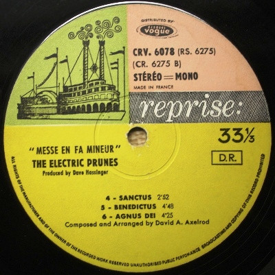 The Electric Prunes - Mass In F Minor | Reprise Records (CRV 6078) - 2