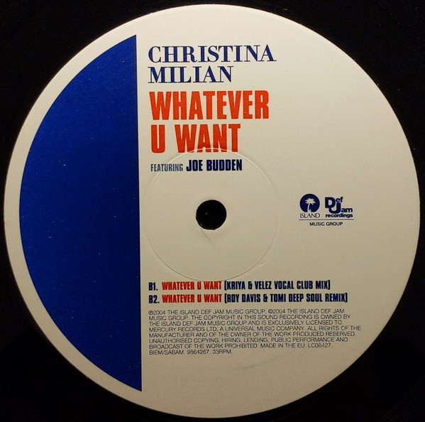 Christina Milian - Whatever U Want | Mercury (986 426-7) - 4