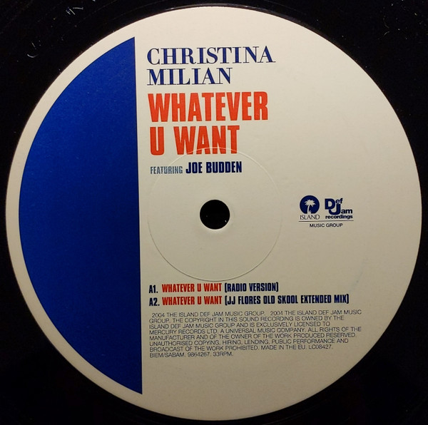 Christina Milian - Whatever U Want | Mercury (986 426-7) - 3