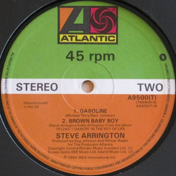 Steve Arrington - She Just Don't Know | Atlantic (A9500(T)) - 2