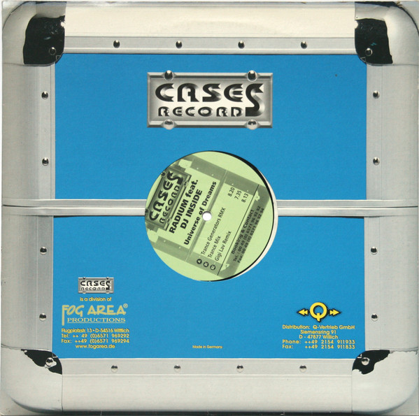 Radium Feat. DJ Inside - Universe Of Dreams | Cases Records (CASES 7) - 4