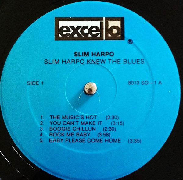 Slim Harpo - Slim Harpo Knew The Blues [Vinyl] | Excello (EXC 8013 SO-1) - 4