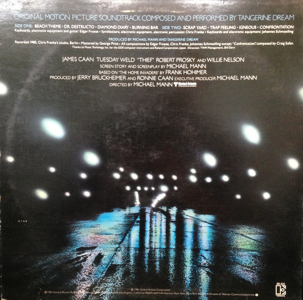 Tangerine Dream - Thief | Elektra (5E-521) - 2 Tangerine Dream - Thief | Elektra (5E-521) - 2