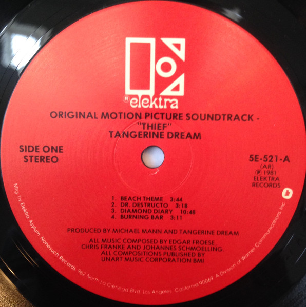 Tangerine Dream - Thief | Elektra (5E-521) - 3 Tangerine Dream - Thief | Elektra (5E-521) - 3