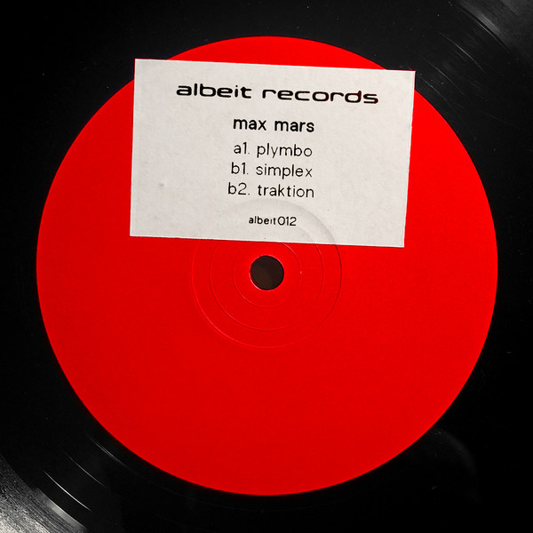 Max Mars - Plymbo | Albeit Records (ALBEIT012) - main Max Mars - Plymbo | Albeit Records (ALBEIT012) - main