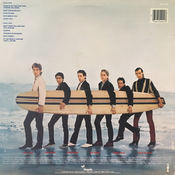 Huey Lewis & The News - Huey Lewis And The News | Chrysalis (CHR 1292) - 2 Huey Lewis & The News - Huey Lewis And The News | Chrysalis (CHR 1292) - 2