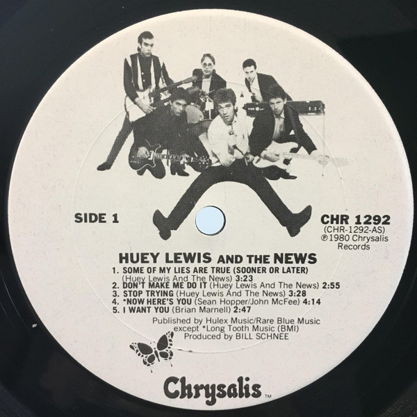 Huey Lewis & The News - Huey Lewis And The News | Chrysalis (CHR 1292) - 3 Huey Lewis & The News - Huey Lewis And The News | Chrysalis (CHR 1292) - 3
