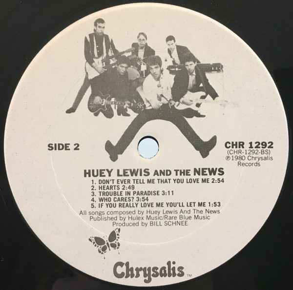 Huey Lewis & The News - Huey Lewis And The News | Chrysalis (CHR 1292) - 4 Huey Lewis & The News - Huey Lewis And The News | Chrysalis (CHR 1292) - 4