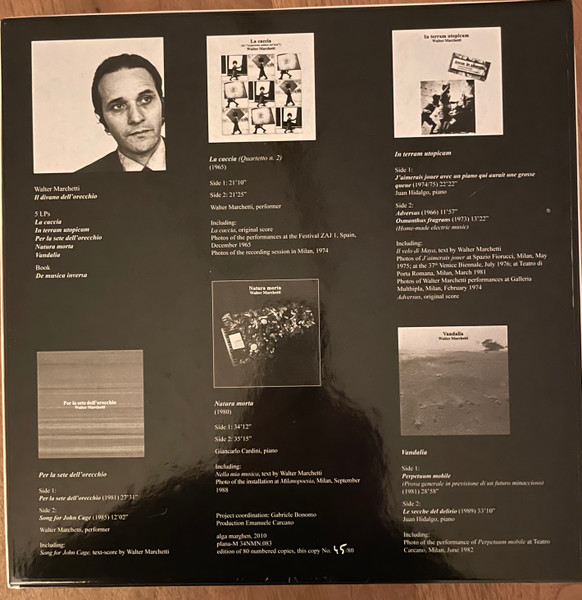 Walter Marchetti - Il Divano Dell'Orecchio | Alga Marghen (plana-M 34NMN.083-1/5) - 4 Walter Marchetti - Il Divano Dell'Orecchio | Alga Marghen (plana-M 34NMN.083-1/5) - 4