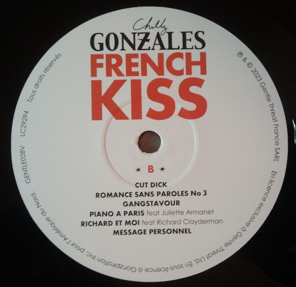 Chilly Gonzales - French Kiss | Gentle Threat (GENTLE028V) - 4