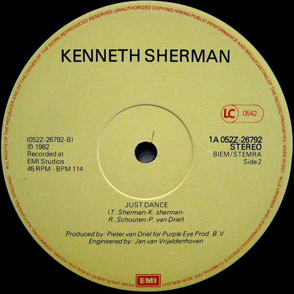 Kenneth Sherman - Why Can't We Live Together? / Just Dance | EMI (1A 052Z-26792) - 4