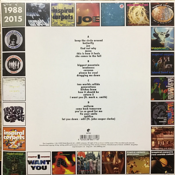 Inspiral Carpets - The Complete Singles | Mute (dung36lpx) - 2