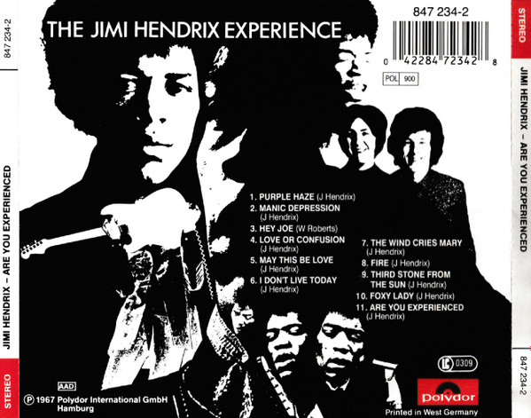 The Jimi Hendrix Experience - Are You Experienced | Polydor (847 234-2) - 2