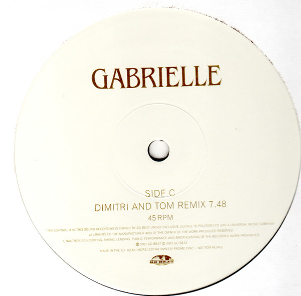 Gabrielle - Don't Need The Sun To Shine (To Make Me Smile) | Go! Beat (SMILE12) - 4 Gabrielle - Don't Need The Sun To Shine (To Make Me Smile) | Go! Beat (SMILE12) - 4