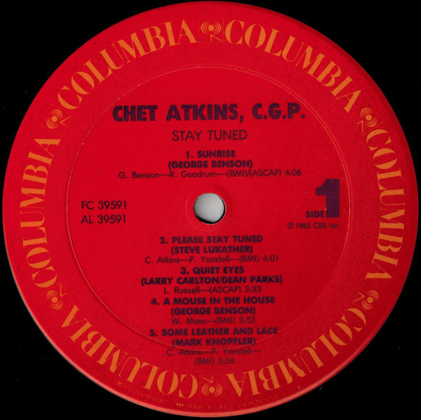 Chet Atkins - Stay Tuned | Columbia (FC 39591) - 3 Chet Atkins - Stay Tuned | Columbia (FC 39591) - 3