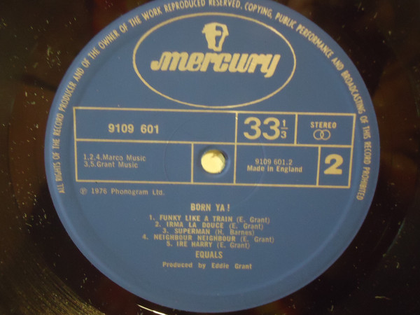 The Equals - Born Ya! | Mercury (9109 601) - 4