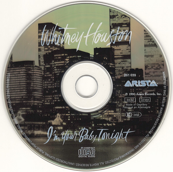 Whitney Houston - I'm Your Baby Tonight | Arista (261 039) - 3