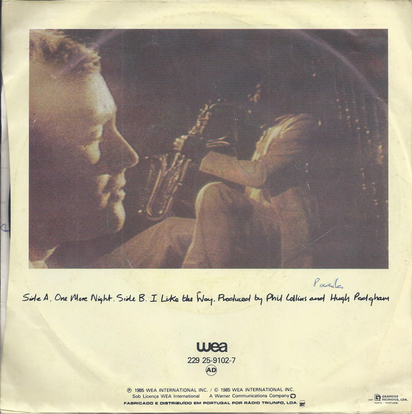 Phil Collins - One More Night | WEA (229 25-9102-7) - 2