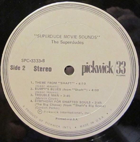 The Superdudes - Superdude Movie Sounds | Pickwick (SPC-3333) - 2