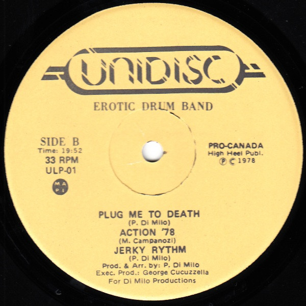 Erotic Drum Band - Action 78 [Vinyl] | Unidisc (ULP-01) - 3