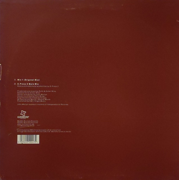 Sister Bliss Feat. John Martyn - Deliver Me | Multiply Records (TMULTY72) - 2