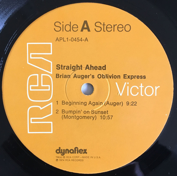 Brian Auger's Oblivion Express - Straight Ahead | RCA (APL1-0454) - 3 Brian Auger's Oblivion Express - Straight Ahead | RCA (APL1-0454) - 3