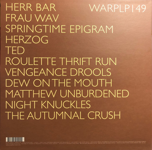 Chris Clark - Body Riddle | Warp Records (WARPLP149) - 2