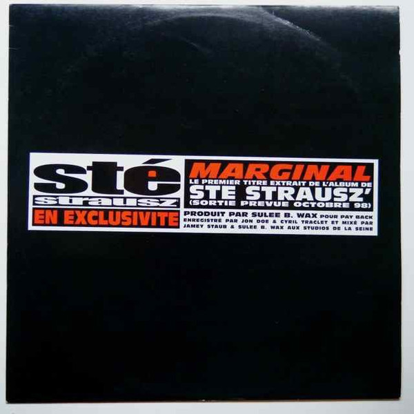 Sté Strausz' - Marginal | Delabel (DE 8265)