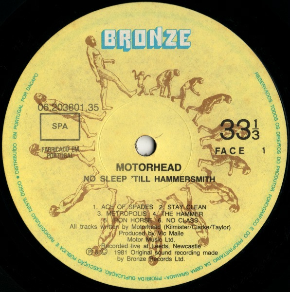 Motörhead - No Sleep 'til Hammersmith | Bronze (06.203801.35) - 3