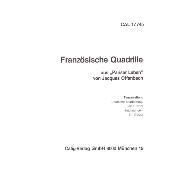 Jacques Offenbach - Französische Quadrille | Calig (CAL 17745) - 3 Jacques Offenbach - Französische Quadrille | Calig (CAL 17745) - 3