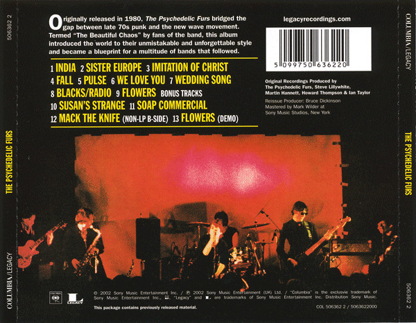 The Psychedelic Furs - The Psychedelic Furs | Columbia (COL 506362 2) - 2