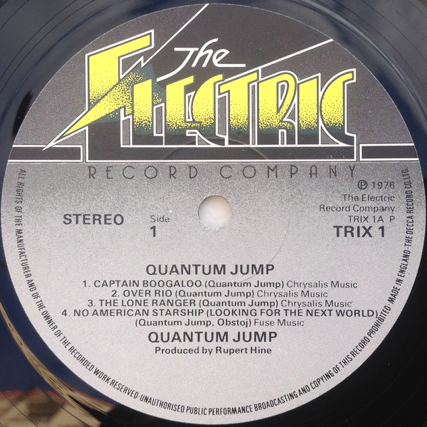 Quantum Jump - Quantum Jump | The Electric Record Company (TRIX 1) - 3 Quantum Jump - Quantum Jump | The Electric Record Company (TRIX 1) - 3
