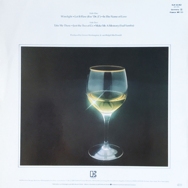 Grover Washington, Jr. - Winelight | Elektra (ELK 52 262) - 2