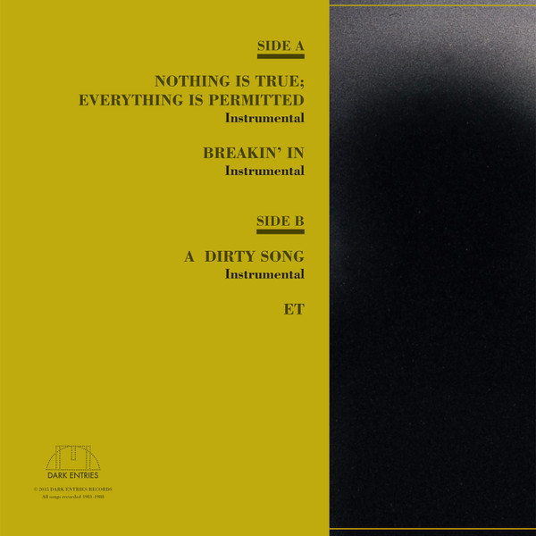 Carlos Peron - Dirty Songs | Dark Entries (DE-092) - 2 Carlos Peron - Dirty Songs | Dark Entries (DE-092) - 2