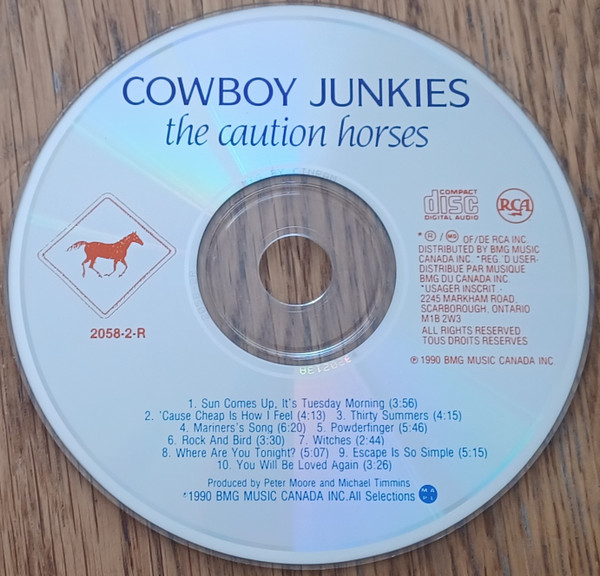 Cowboy Junkies - The Caution Horses | RCA (2058-2-R) - 3 Cowboy Junkies - The Caution Horses | RCA (2058-2-R) - 3